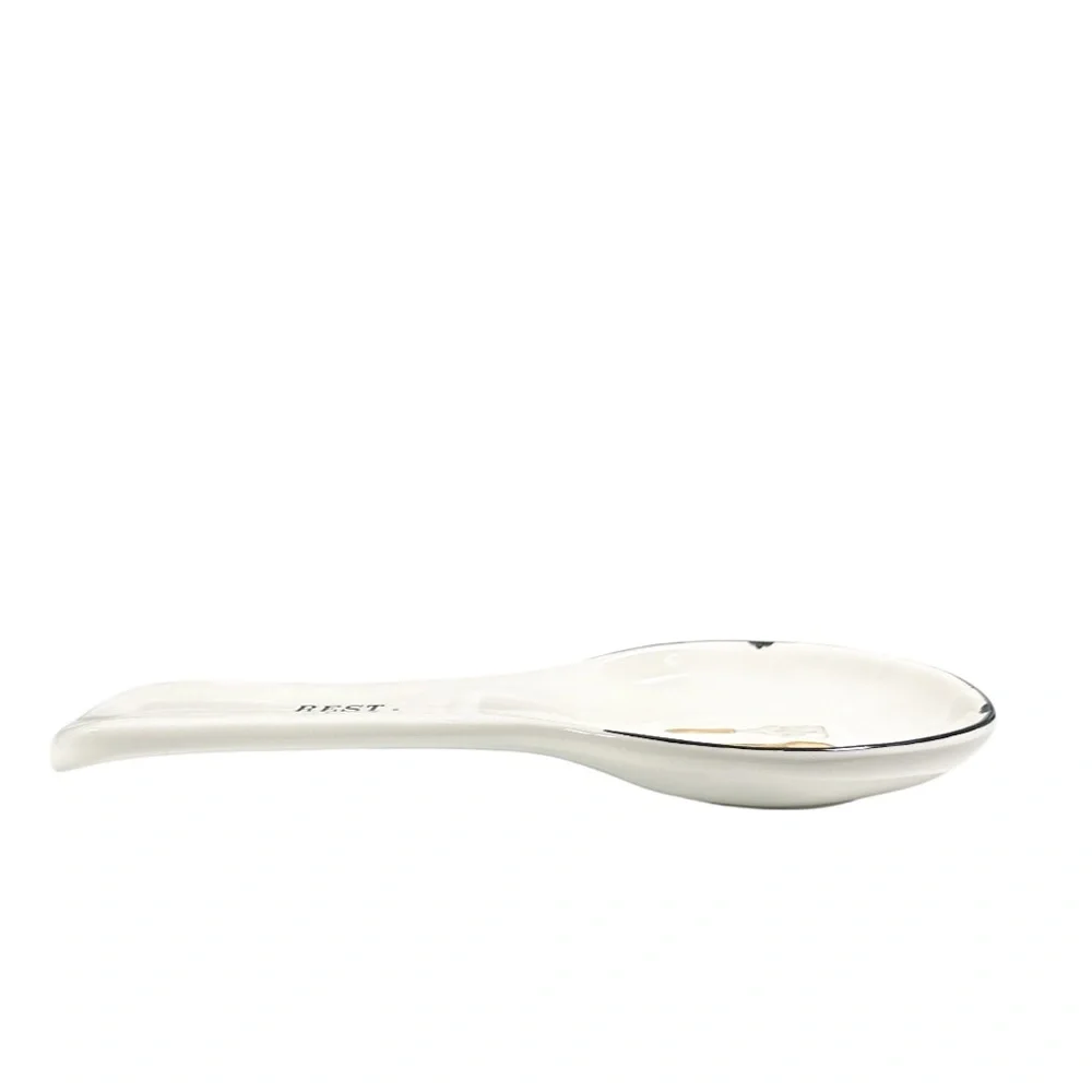 NEW Rae Dunn REST Farmhouse Design SPOON REST - Picture 3 of 4